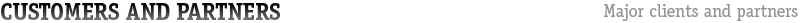 Customers and Partners